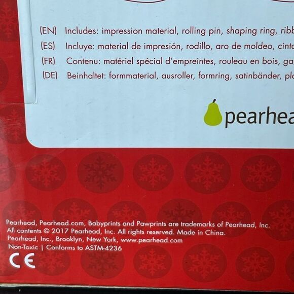 Pearhead Pawprints Ornament Capture Your Fur Babies Foot Print - Picture 8 of 10